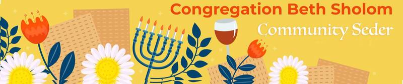 Banner Image for Community Seder 2024/5784
